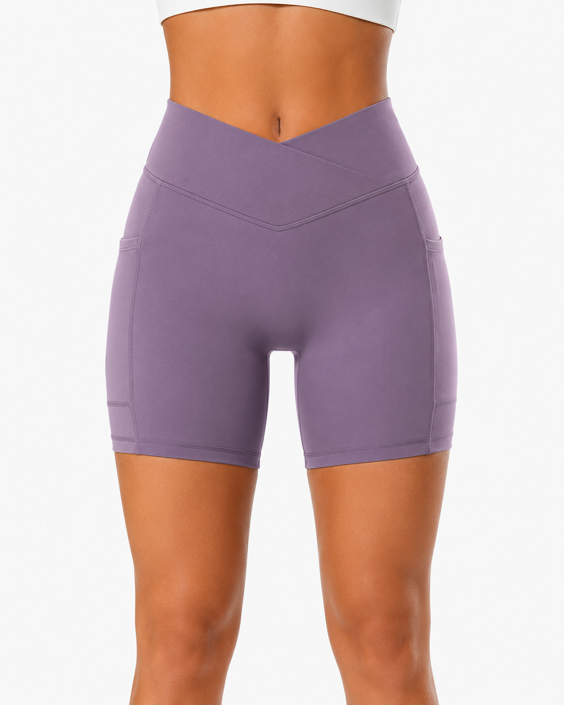Short licra con bolsa integrada